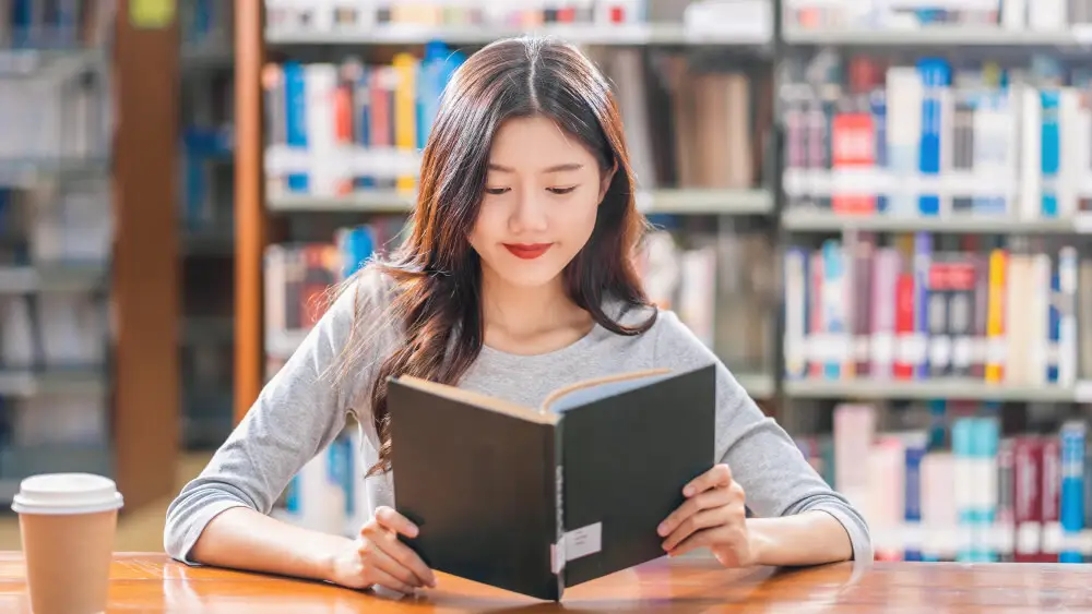 Woman with a book