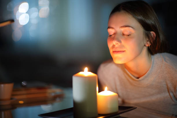 Woman with candle