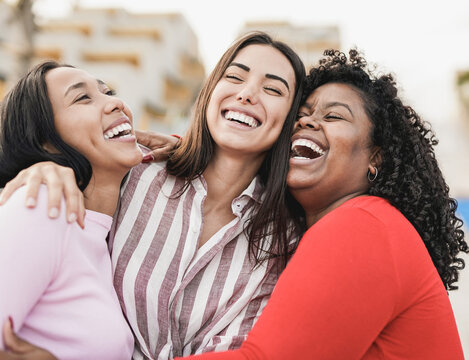 Women laughing