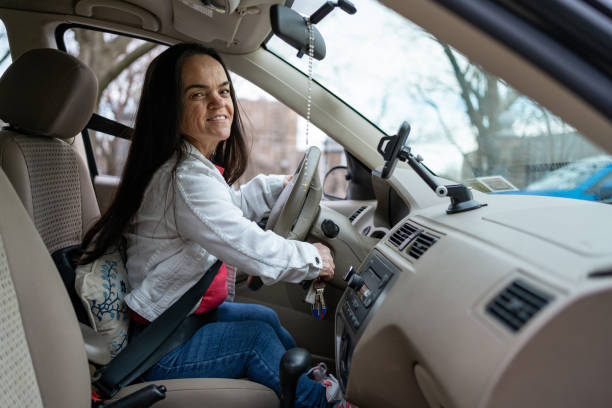 Short person driving