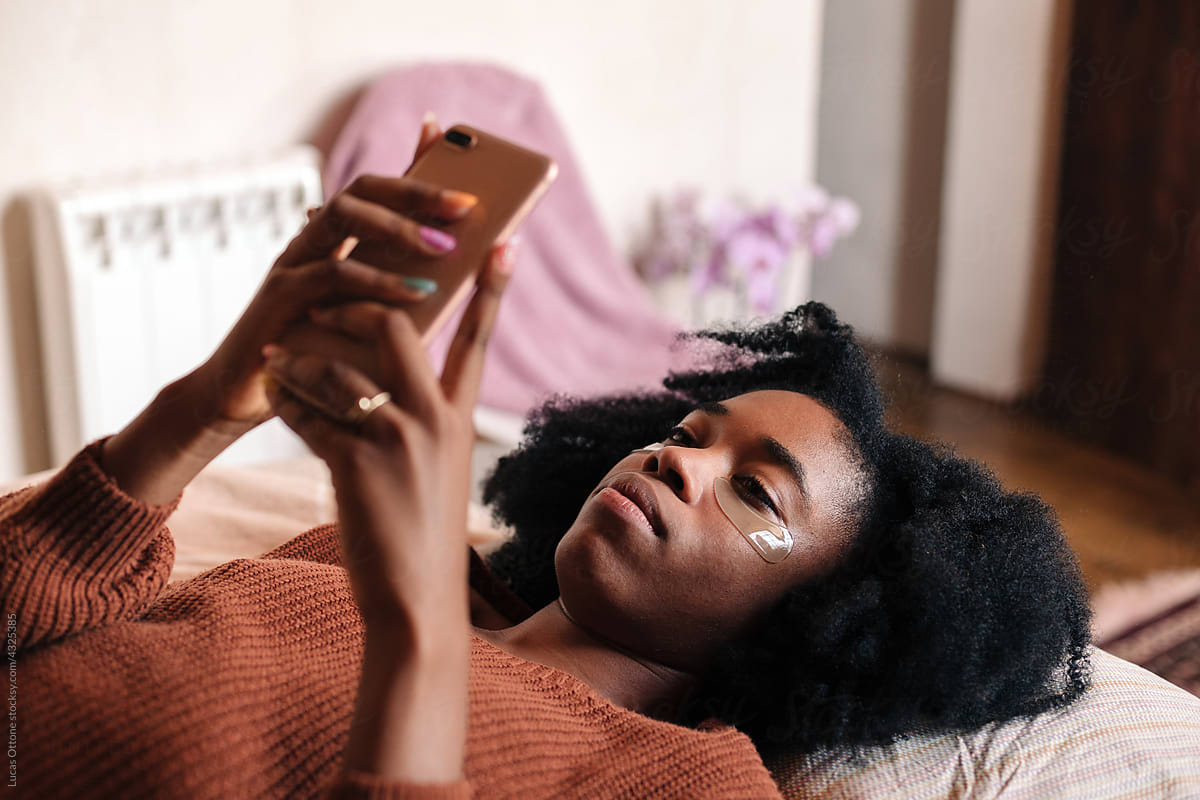 Woman on her phone